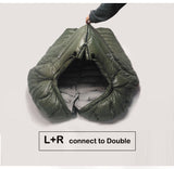 Cold Temperature Winter Sleeping Bag Down Sleeping Bag Winter Camping