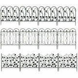 Large Decorative Garden Fence Outdoor Coated Metal Rustproof Landscape