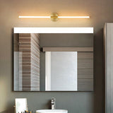 Brushed copper Modern Led Bathroom Mirror Light Bedroom dressing table mirror lamp
