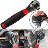 Torque Spanner Adjustable Ratchet Wrench Non-Slip Handle Plumbing Pipe