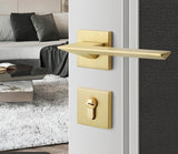 Haodi Modern Light Luxury Golden Door Lock Indoor Bedroom Door Lock