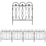 Large Decorative Garden Fence Outdoor Coated Metal Rustproof Landscape