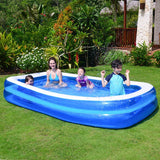 Baby Kid Inflatable Swimming Pool Paddling Pool Large Size Thickened Square