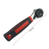 Torque Spanner Adjustable Ratchet Wrench Non-Slip Handle Plumbing Pipe