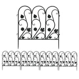 Large Decorative Garden Fence Outdoor Coated Metal Rustproof Landscape