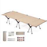 Camping Outdoor Folding Bed Ultra-Light Portable Aluminum Alloy High Low Dual Purpose