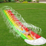 Backyard Water Slide Outdoor Children&#39, s Water Toy Lawn Water Slides Slip