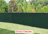 Gray Fence Privacy Screen Windscreen- Heavy Duty Fencing Mesh Shade Net Cover