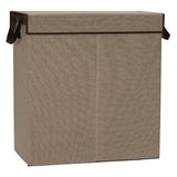 Double Laundry Hamper Sorter Collapsible with Two Compartments