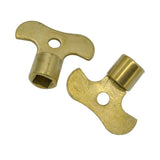 3pcs Brass Faucet Switch Key Square Socket Hole Water Tap Head Adapter