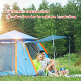 3-4 People Portable Tent, Durable Waterproof Sunscreen Automatic for Outdoor Camping