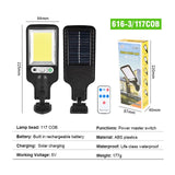 LED Solar 117COB 8 Pack Solar Lamp With 3 Light Mode Waterproof Motion Sensor