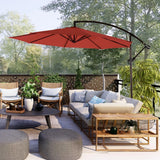Umbrellas for Patio Outdoor Shade, Multicolor Base, Family Yard Sun Umbrella