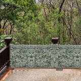 1x3M / 39.37x118.11inch Faux Ivy Green Leaf Privacy Screen Artificial Plant Grass Balcony Fence