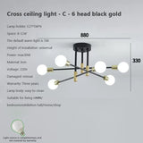 6 Heads LED Modern Ceiling Chandelier Hanging Lamp for Ceiling Dining Living Room