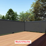 Gray Fence Privacy Screen Windscreen- Heavy Duty Fencing Mesh Shade Net Cover