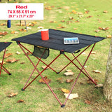 Outdoor Foldable Table Portable Camping Desk For Ultralight Beach Aluminum Hiking