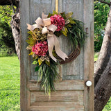 Artificial wreath garden farmhouse front door home living room party wall hanging