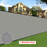 Gray Fence Privacy Screen Windscreen- Heavy Duty Fencing Mesh Shade Net Cover