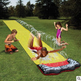 Backyard Water Slide Outdoor Children&#39, s Water Toy Lawn Water Slides Slip