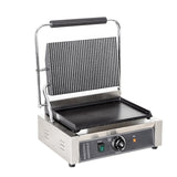 Electric Contact Grill Griddle Commercial Panini Press Grill Non-Stick for Outdoor