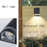 Semicircle double head light up and down courtyard moisture proof