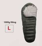 Cold Temperature Winter Sleeping Bag Down Sleeping Bag Winter Camping