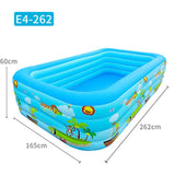 Double Layer Garden Portable Thickened Kids Water Toys Party Round Outdoor