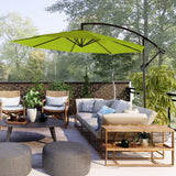 Umbrellas for Patio Outdoor Shade, Multicolor Base, Family Yard Sun Umbrella
