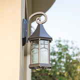 Waterproof Wall Lamp Aluminum European Retro Garden Courtyard Villa Balcony