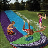 Backyard Water Slide Outdoor Children&#39, s Water Toy Lawn Water Slides Slip