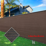 Gray Fence Privacy Screen Windscreen- Heavy Duty Fencing Mesh Shade Net Cover