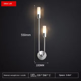 Modern U Shape Led Wall Sconce Light for Living Room Bedroom Bedside Wall Light