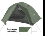 3P Tent Backpacking Tent Outdoor Camping 4 Season Tent with Snow Skirt Double Layer