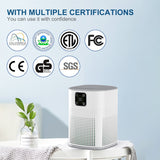Air Purifier for Home Portable Carbon Filters Smart Control Panel Efficient Purifying