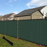 Green Fence Privacy Screen Windscreen, Heavy Duty Backyard Privacy Fence