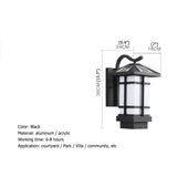 Solar Wall Lamp Outdoor LED Sconce Lights Waterproof IP65 Porch Lighting Decorative