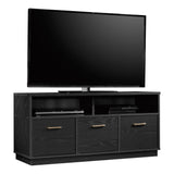 3-Door TV Stand Console for TVs up to 50&quot; Blackwood Tv Stands Furniture