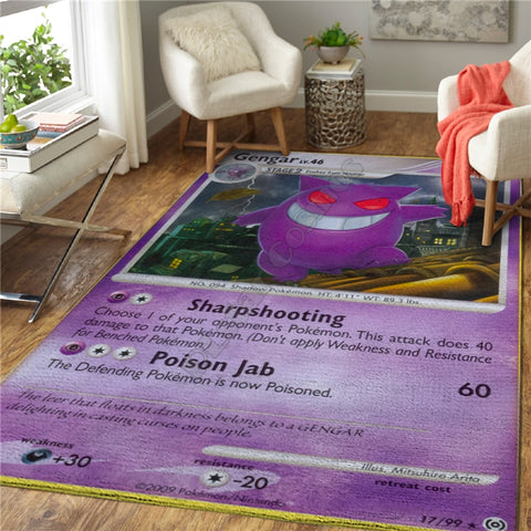 Anime character introduction Area Rug 3D All Over Printed Non-slip Mat