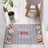 Cartoon Welcome Entrance Doormats Carpets Rugs Non-Slip Cat Dog Pet Gamer