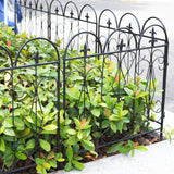 Large Decorative Garden Fence Outdoor Coated Metal Rustproof Landscape