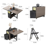 Fashion Folding Dining Table Furniture Multifunctional Rectangle Foldable