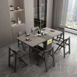 Fashion Folding Dining Table Furniture Multifunctional Rectangle Foldable