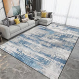 Geometric Carpet for Living Room Velvet Rug Bedroom Soft Square