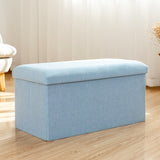 Storage Pouf Small Ottoman Square Rectangular Sofa Bench Pouf Foldable Change