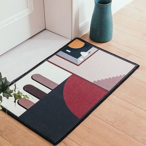 Geometric Rug Door Mats Nordic Egyptian Fluffy Kitchen Floor Area Mat