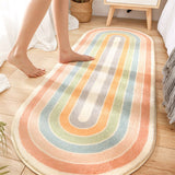 Modern Geometry Soft Long Carpet For Bedroom Bedside Non slip