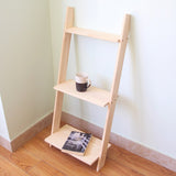 Floor plant stand solid wood ladders books shelf wall organizer kitchen storage