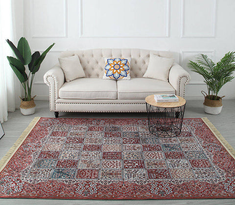 European Style Tassel Soft Carpets for Living Room Bedroom Rugs Soft