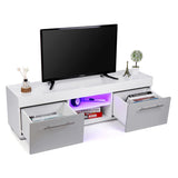 51Inch High Gloss Luxurious TV Unit Cabinet Modern Minimalist LED TV Stand Living Room